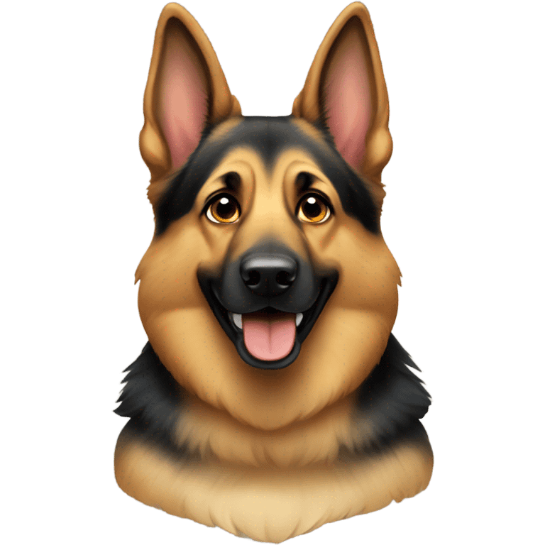 German shepherd dog emoji