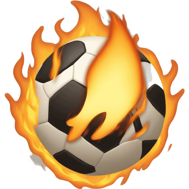 ball with flaming trail falling down emoji