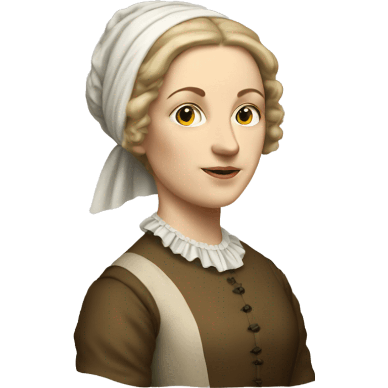 white woman from 1600s virginia emoji