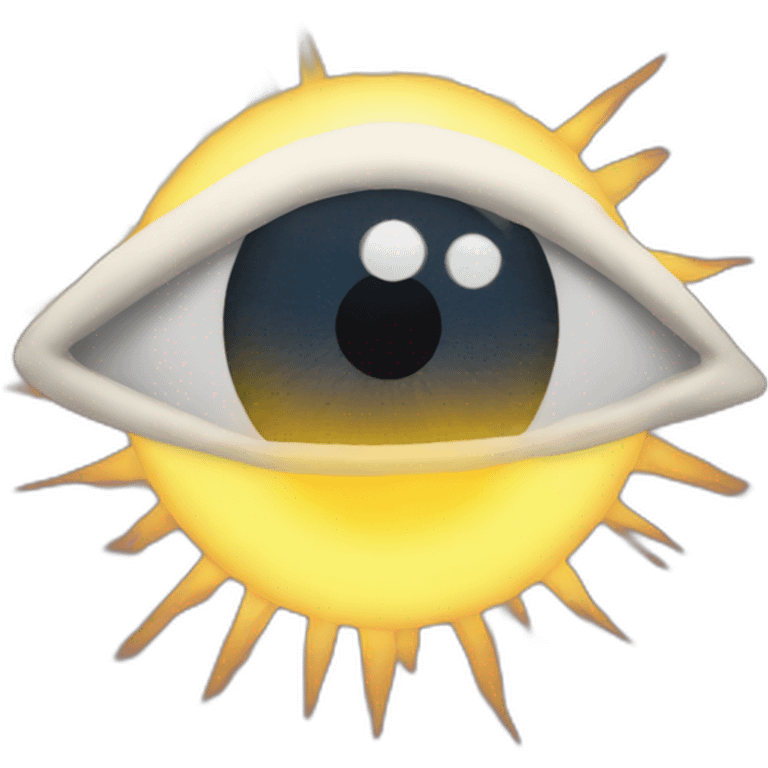 eye into the sun emoji