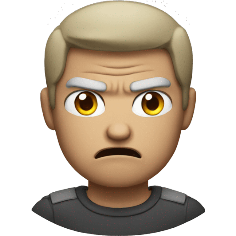 Angry man emoji