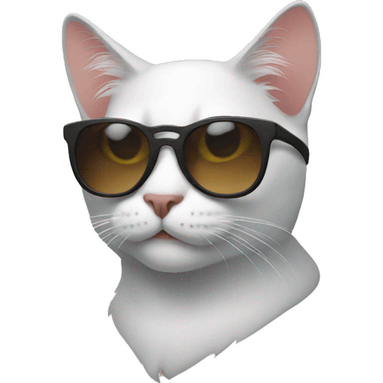 Cat with shades emoji