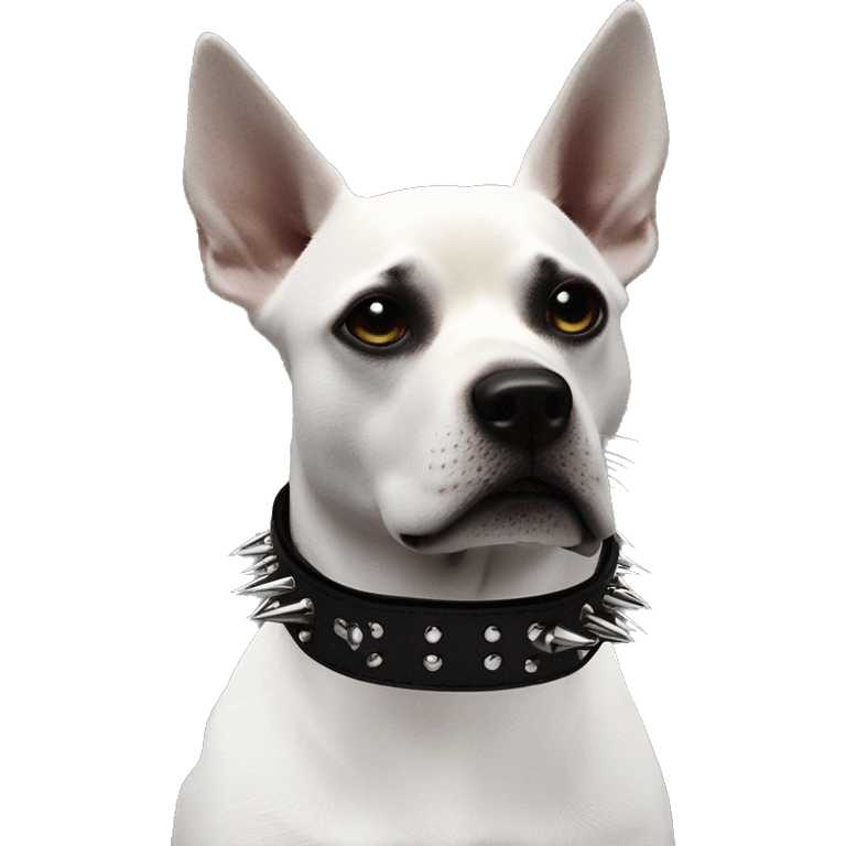 Black spiked dog collar Gothic Punk Style PU Leather Collar Choker emoji