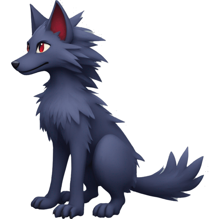 Sergal-Zorua full body emoji