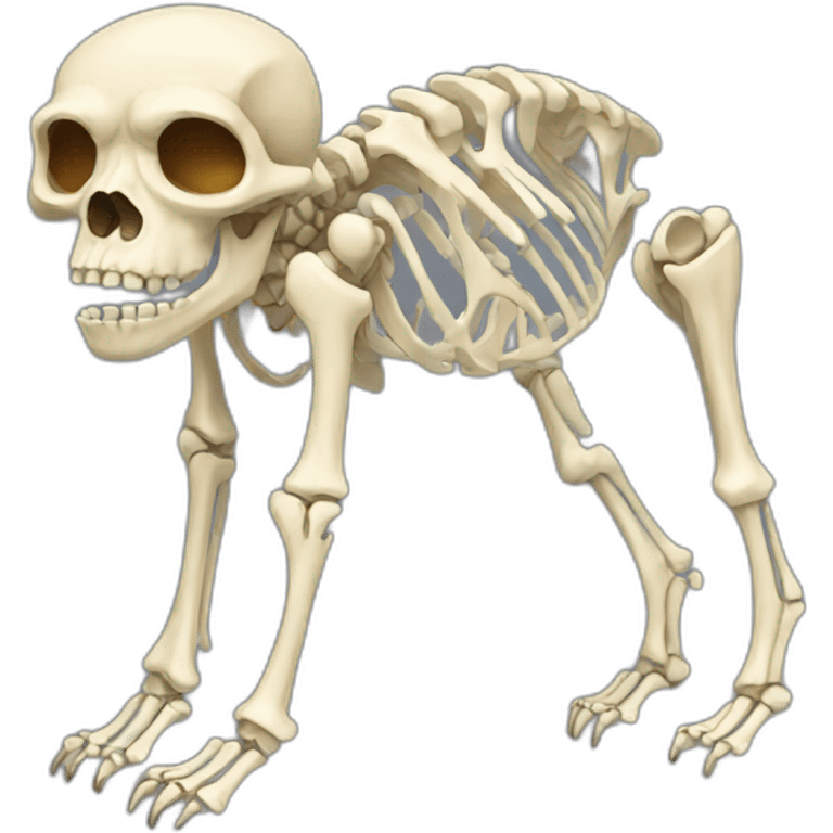 bear skeleton emoji