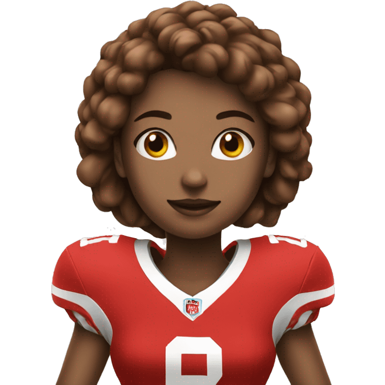 woman football RED emoji