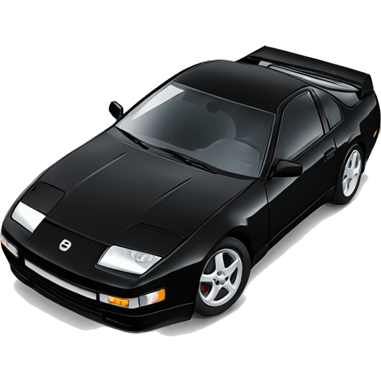 Black Nissan 300zx with T-tops from 1996 emoji