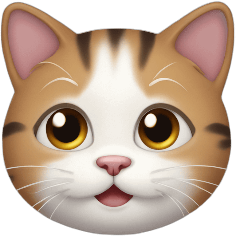 Cute cat face emoji