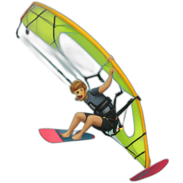 Kitesurfing emoji