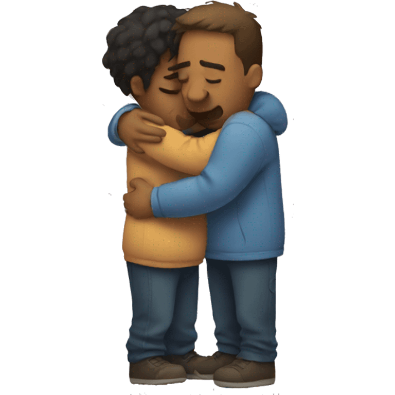 sad hug emoji