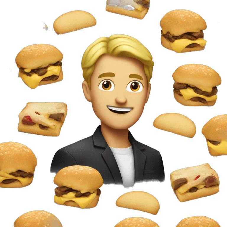 delicious taste man emoji