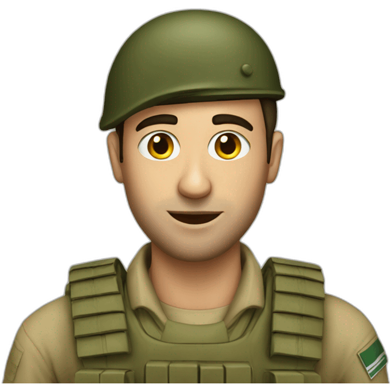 Israeli Soldier with tavoe emoji