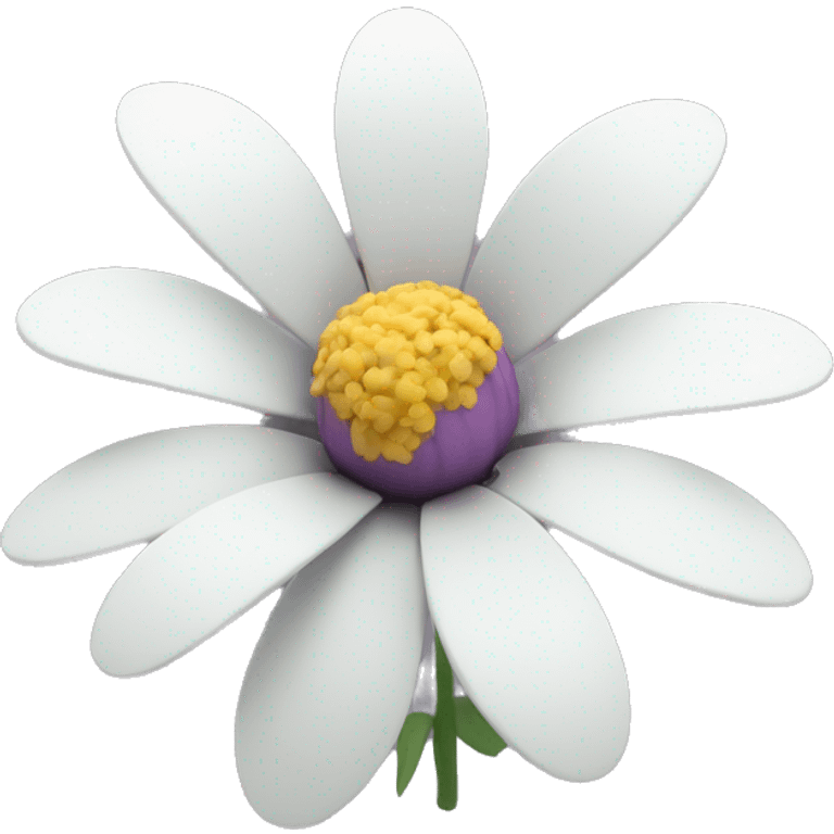 3D flower  emoji