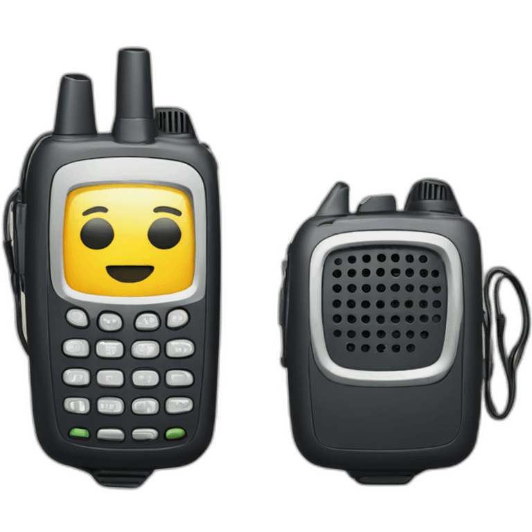 Two way radio emoji