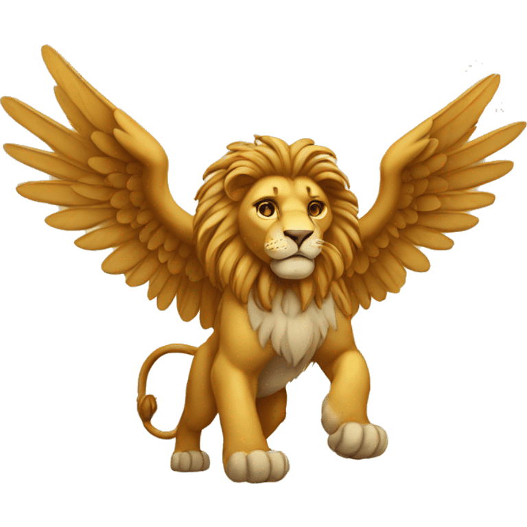 Winged lion  emoji