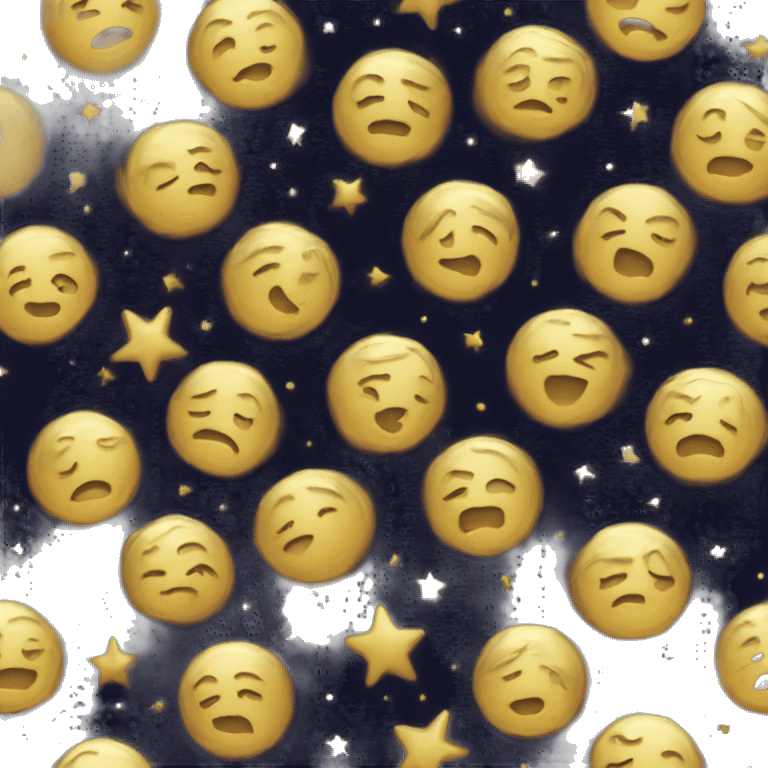 Solid gold moon emoji