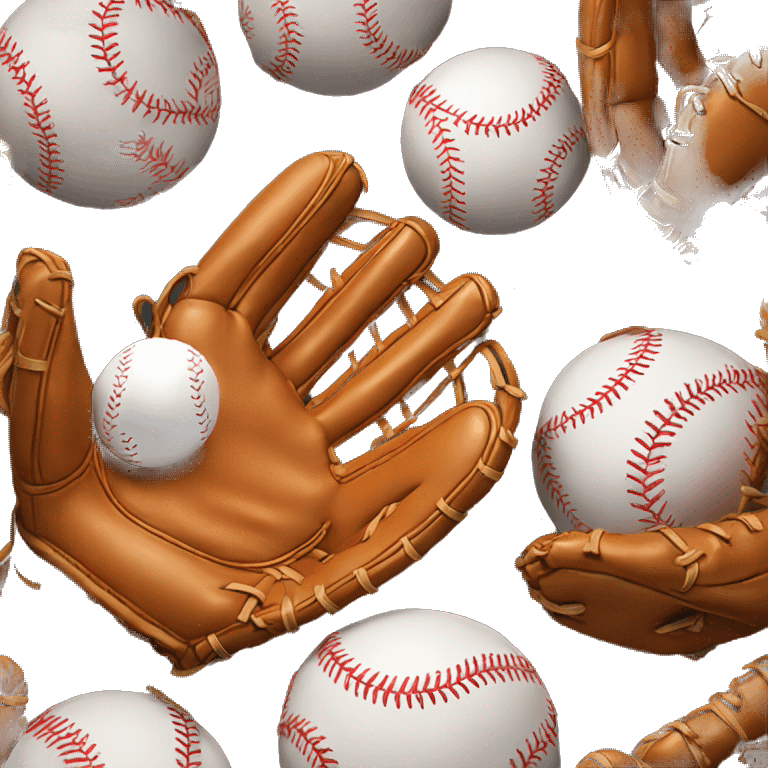 Baseball glove emoji