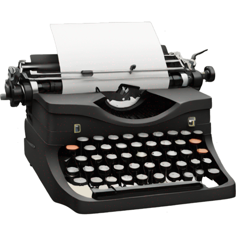 typewriter emoji