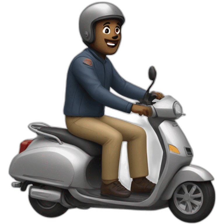 francois holland on a scooter emoji