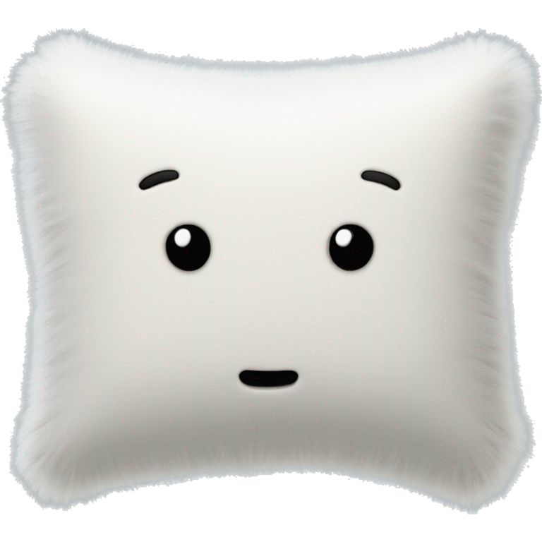 Plain white pillow fluffy texture emoji