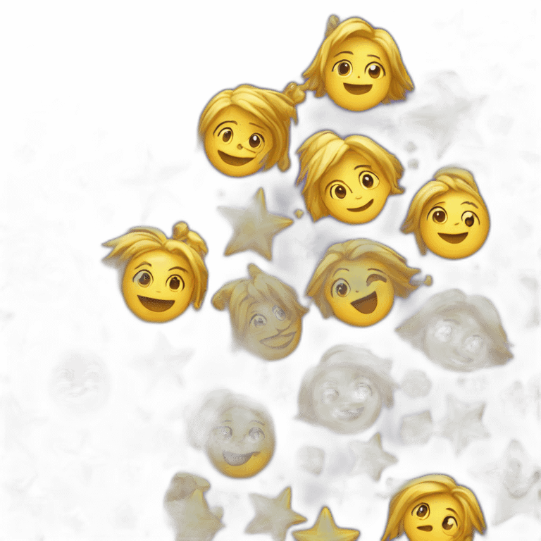 Estrellas navideñas emoji