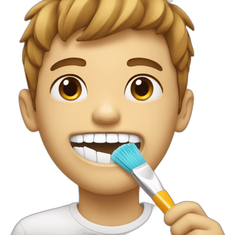 brush teeth emoji