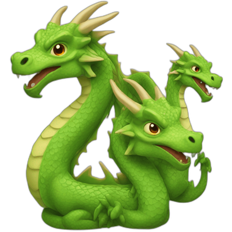 Three head dragon emoji