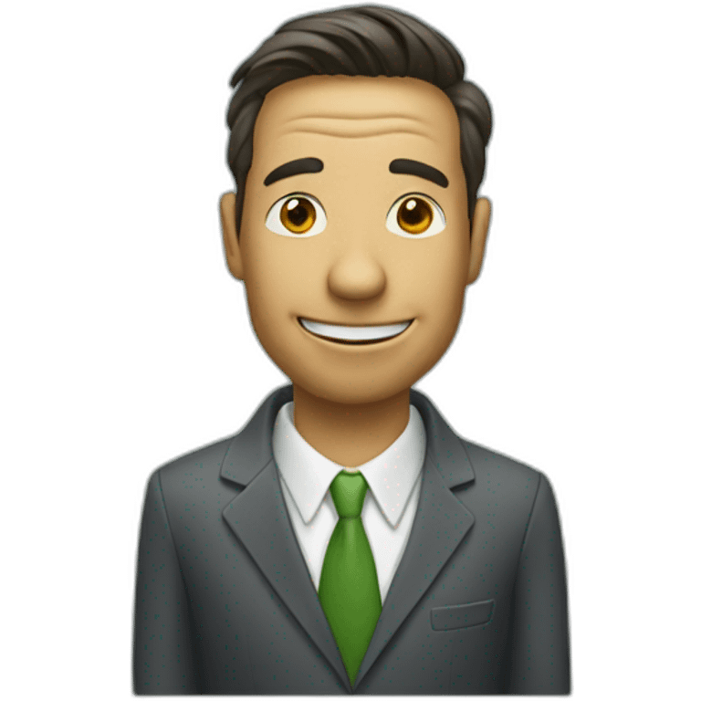 alligator news man emoji