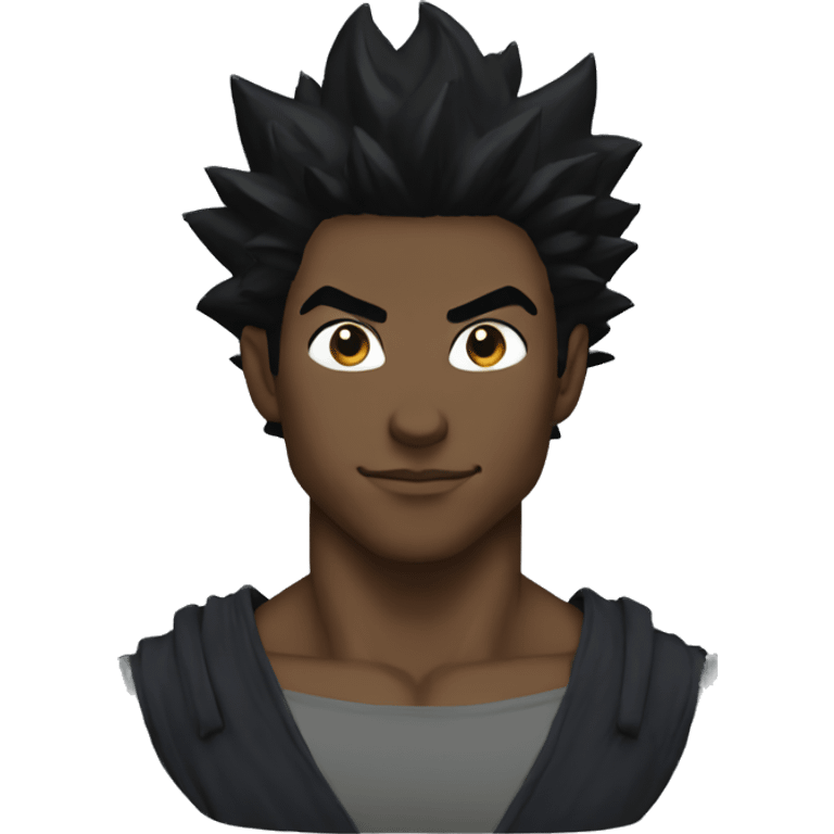 Black goku  emoji