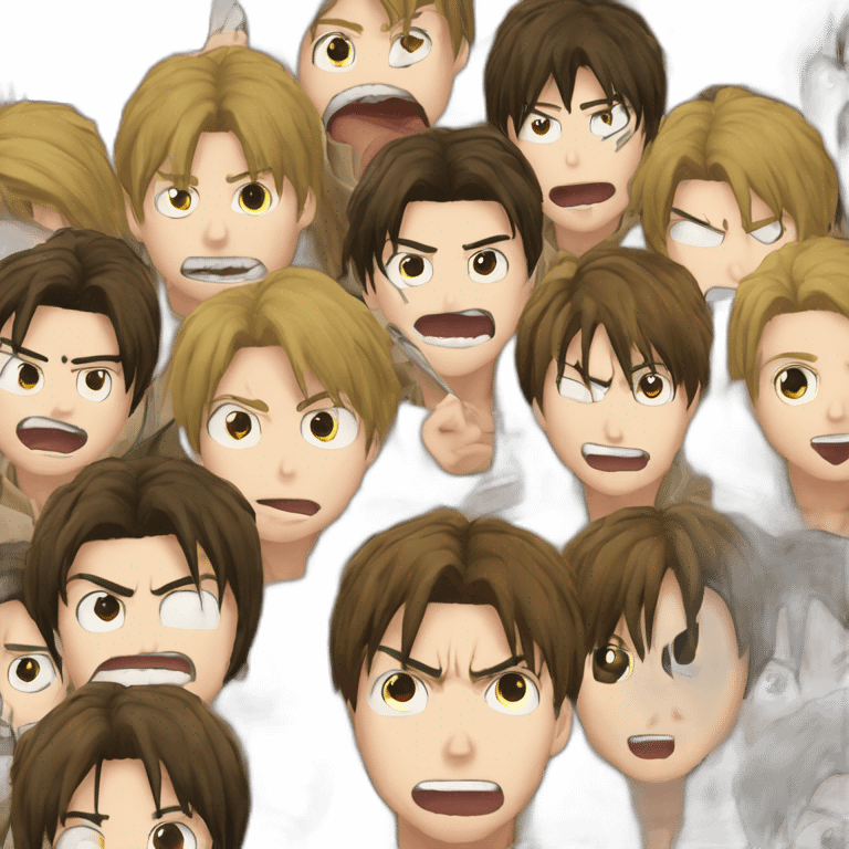 Attack on titan hange emoji