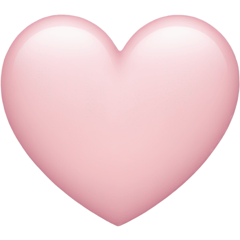 Light pink heart emoji