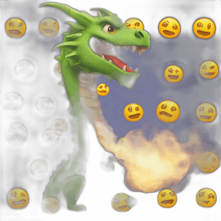 dragon smokin emoji