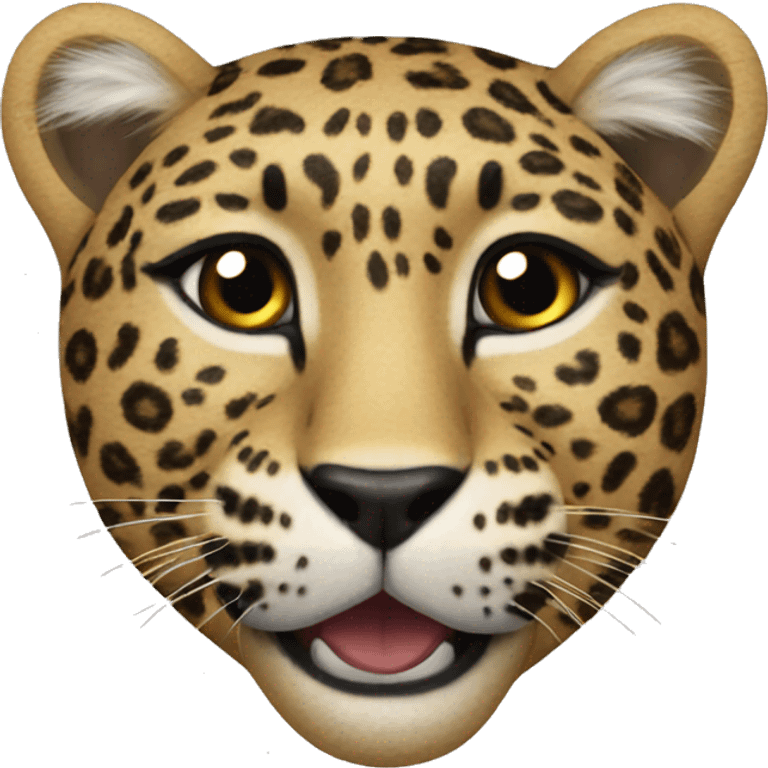 Leopard heart emoji