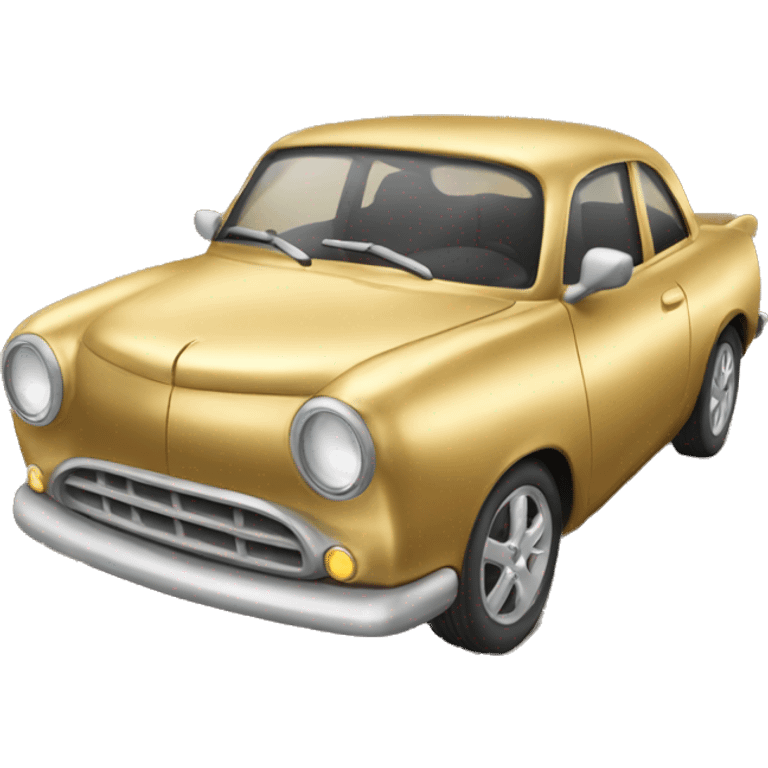 gold car emoji