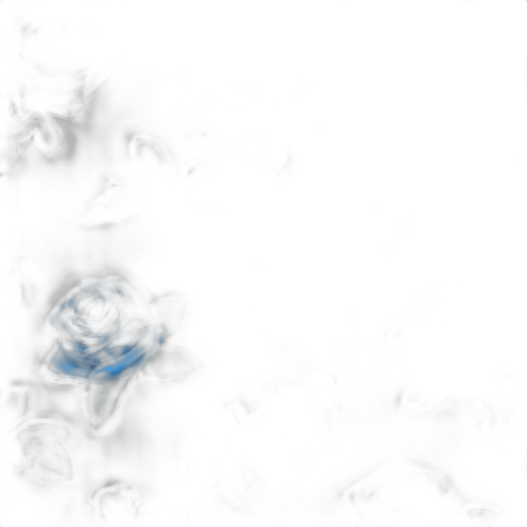 Blue roses emoji