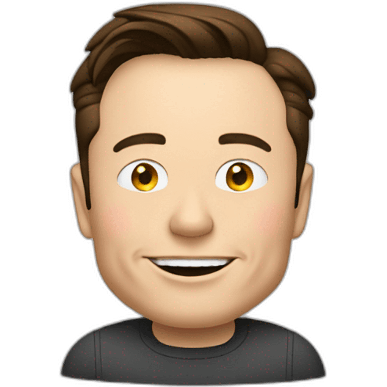 elon musk qui fait un doigt d'honner emoji