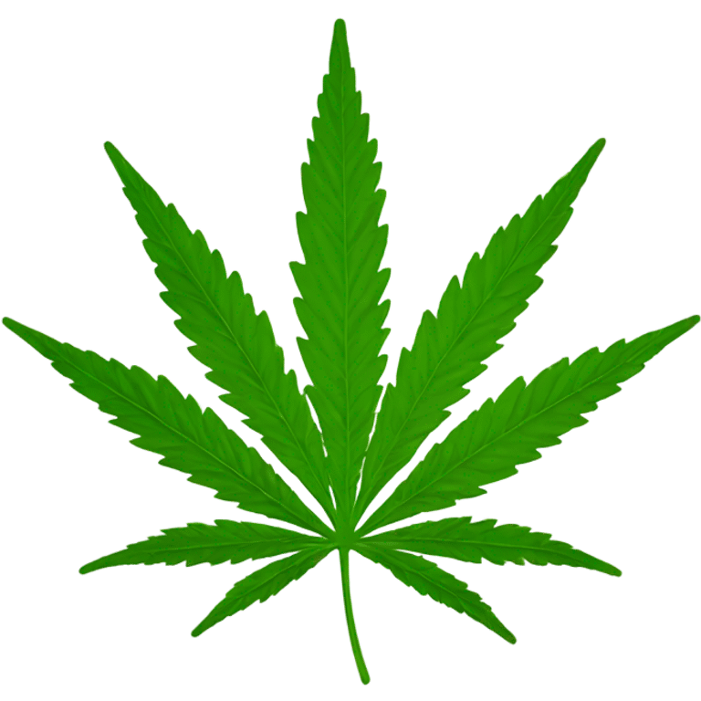 Cannabis leaf emoji