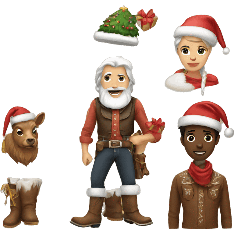 Western Christmas  emoji