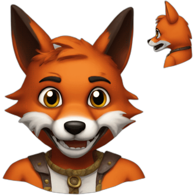 Foxy the Pirate Fox fnaf emoji