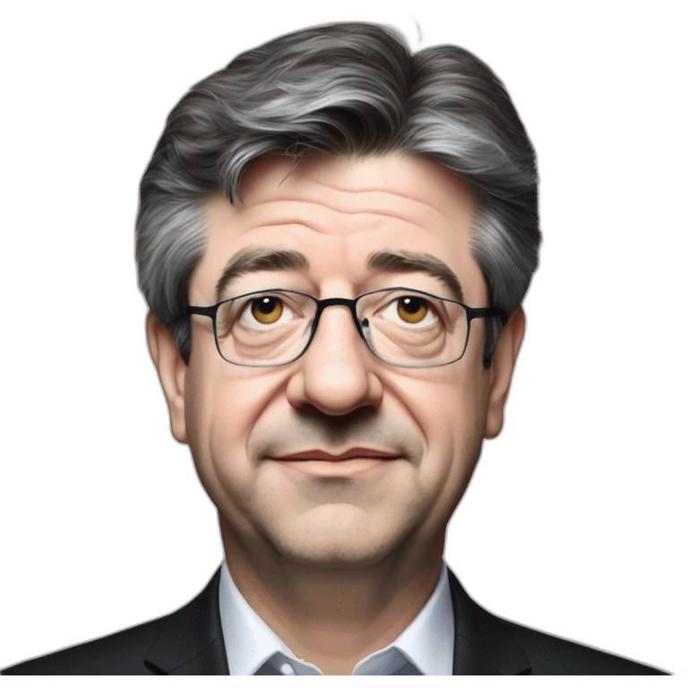 Jean-Luc Mélenchon portrait emoji