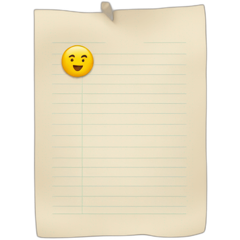 paper list emoji