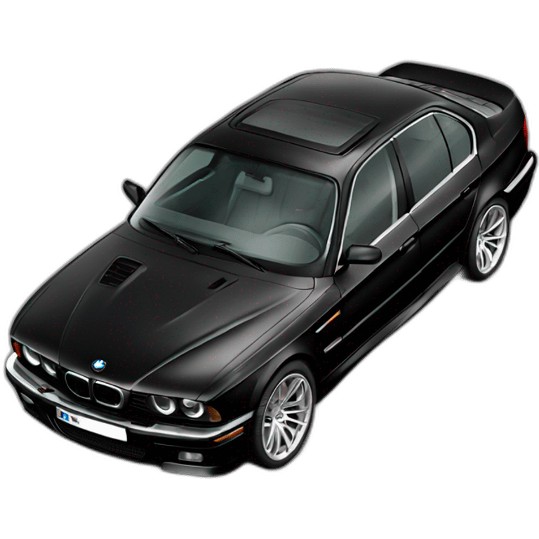 bmw M5 e50 noire emoji