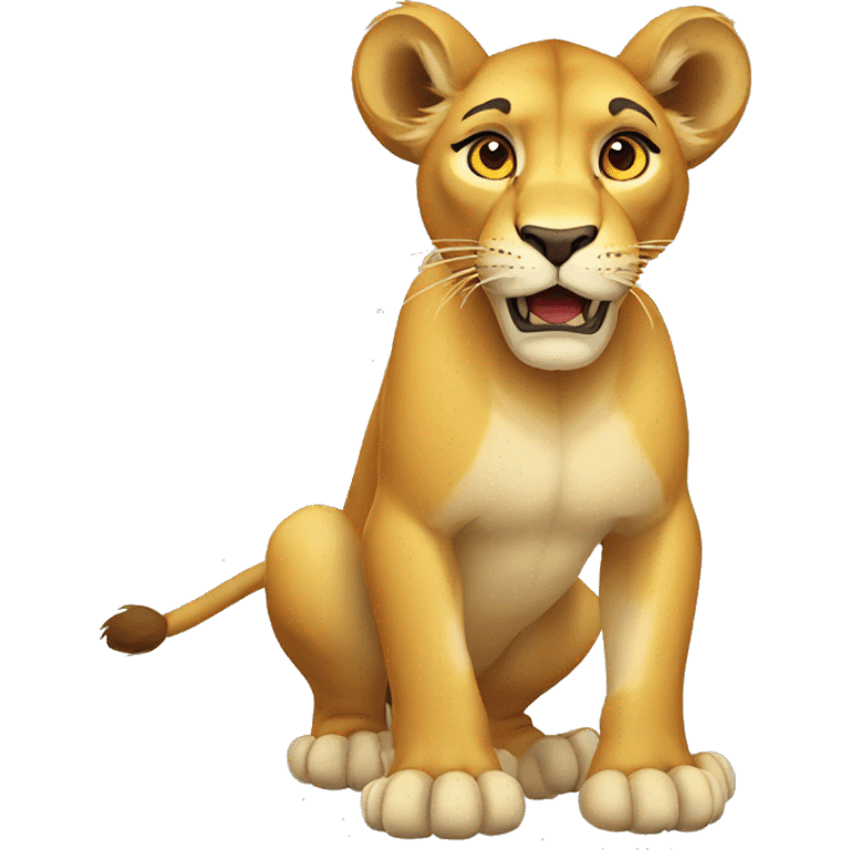 Animated Lioness emoji