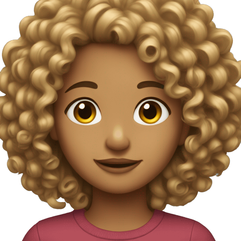 curly girl  emoji