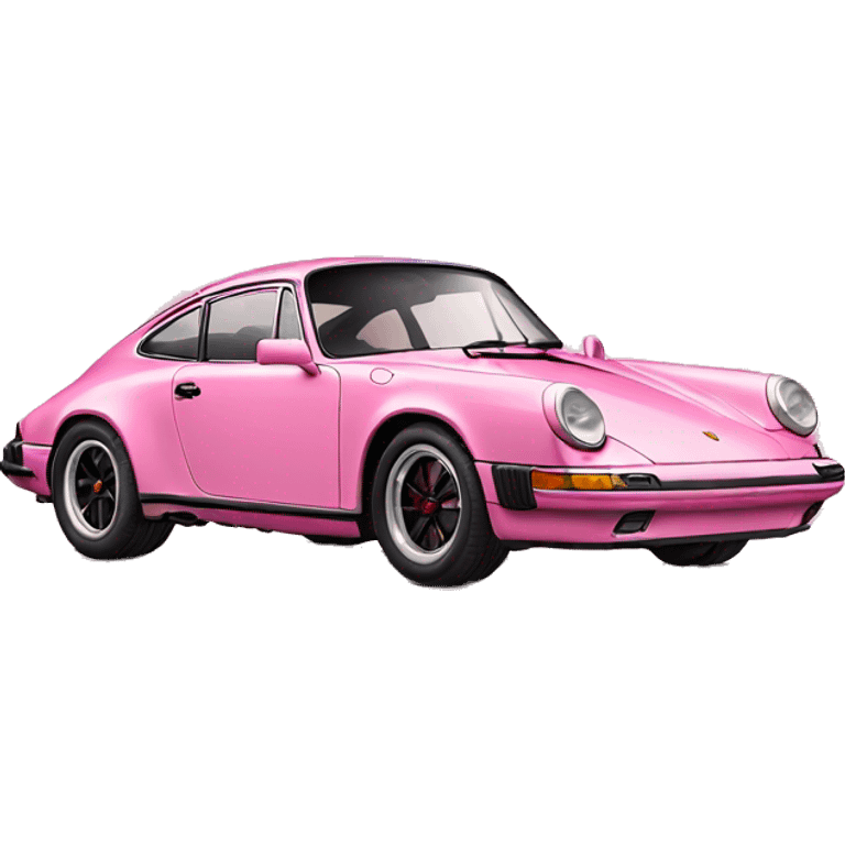 Pink Porsche  emoji