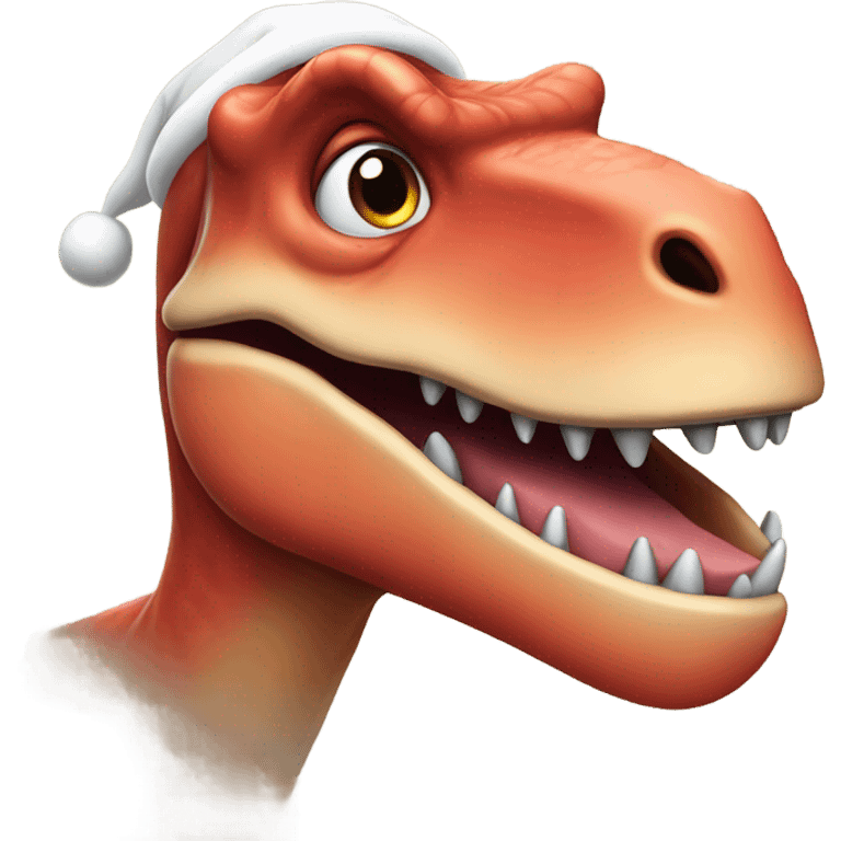 Santa Claus dinosaur  emoji