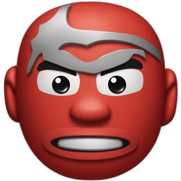 Mike Tyson in red boxing gloves emoji