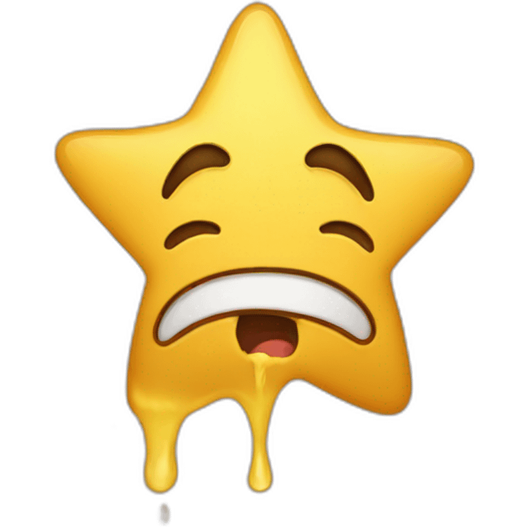 Star crying emoji