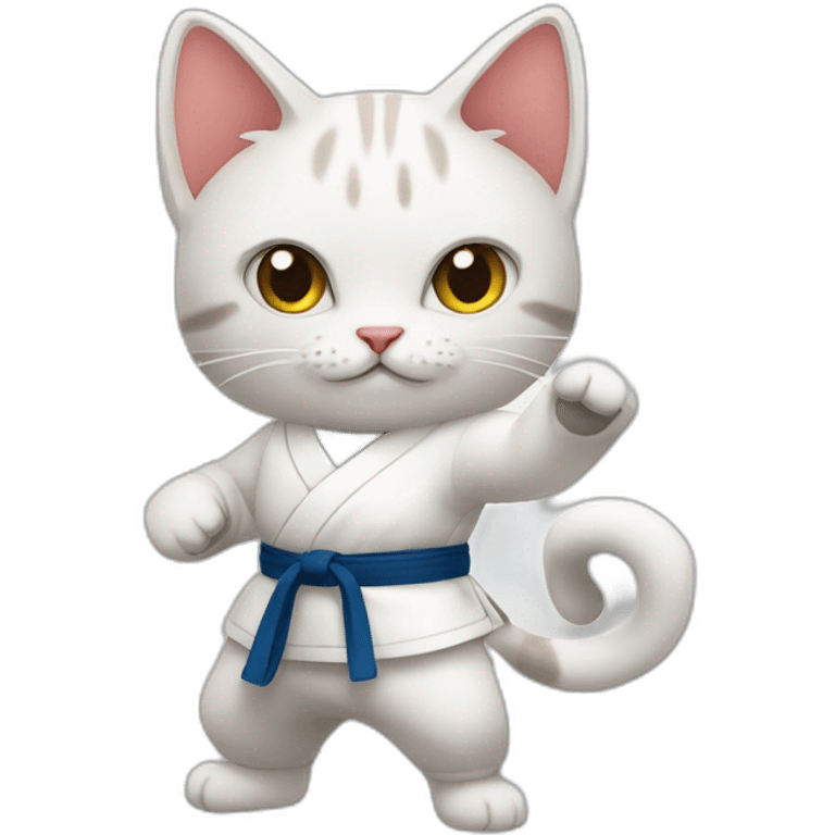 cat-karateka emoji