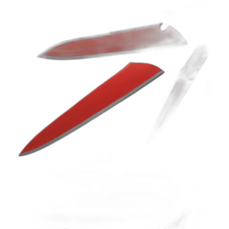 Red knife emoji